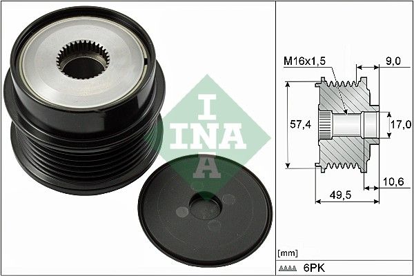 WILMINK GROUP Механизм свободного хода генератора WG1253761